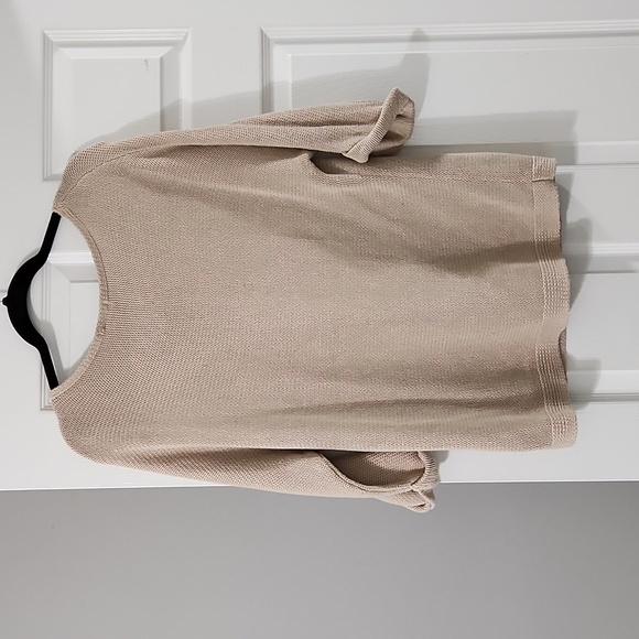 Tan three-quarter sweater - Picture 3 of 5